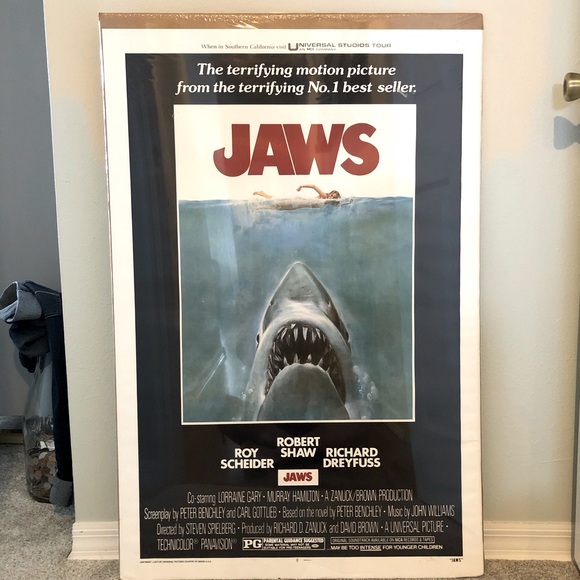 JAWS Movie Poster Original Pristine Condition